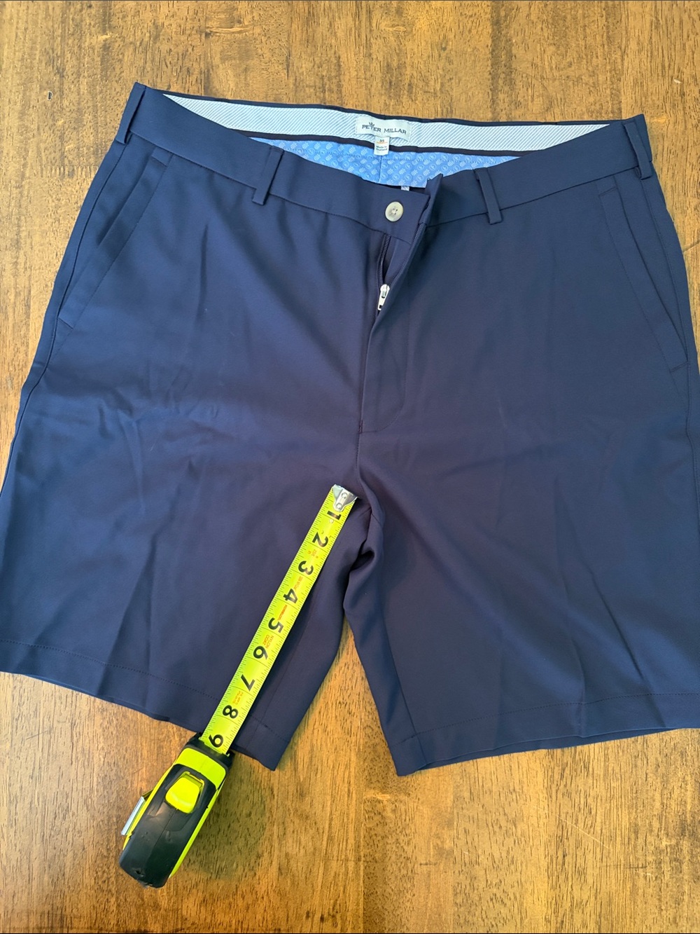 Peter Millar Navy Stretch Performance Golf Shorts